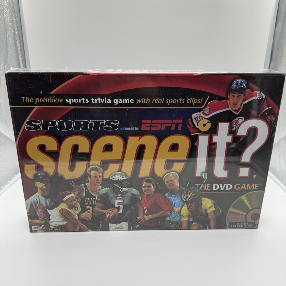 SCENE IT? SPORTS Powered by ESPN The DVD Game Sports‎ Trivia NEW SEALED NIB